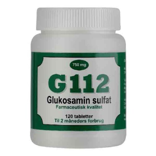 G112 Glucosamine Kapsler 750 mg kan stoppe udviklingen af ​​slidgigt